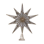 XL 10 POINT MIRRORED TREE TOPPER STAR CHAMPAGNE - Pure Apotheca