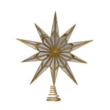 XL 10 POINT MIRRORED TREE TOPPER STAR GOLD - Pure Apotheca
