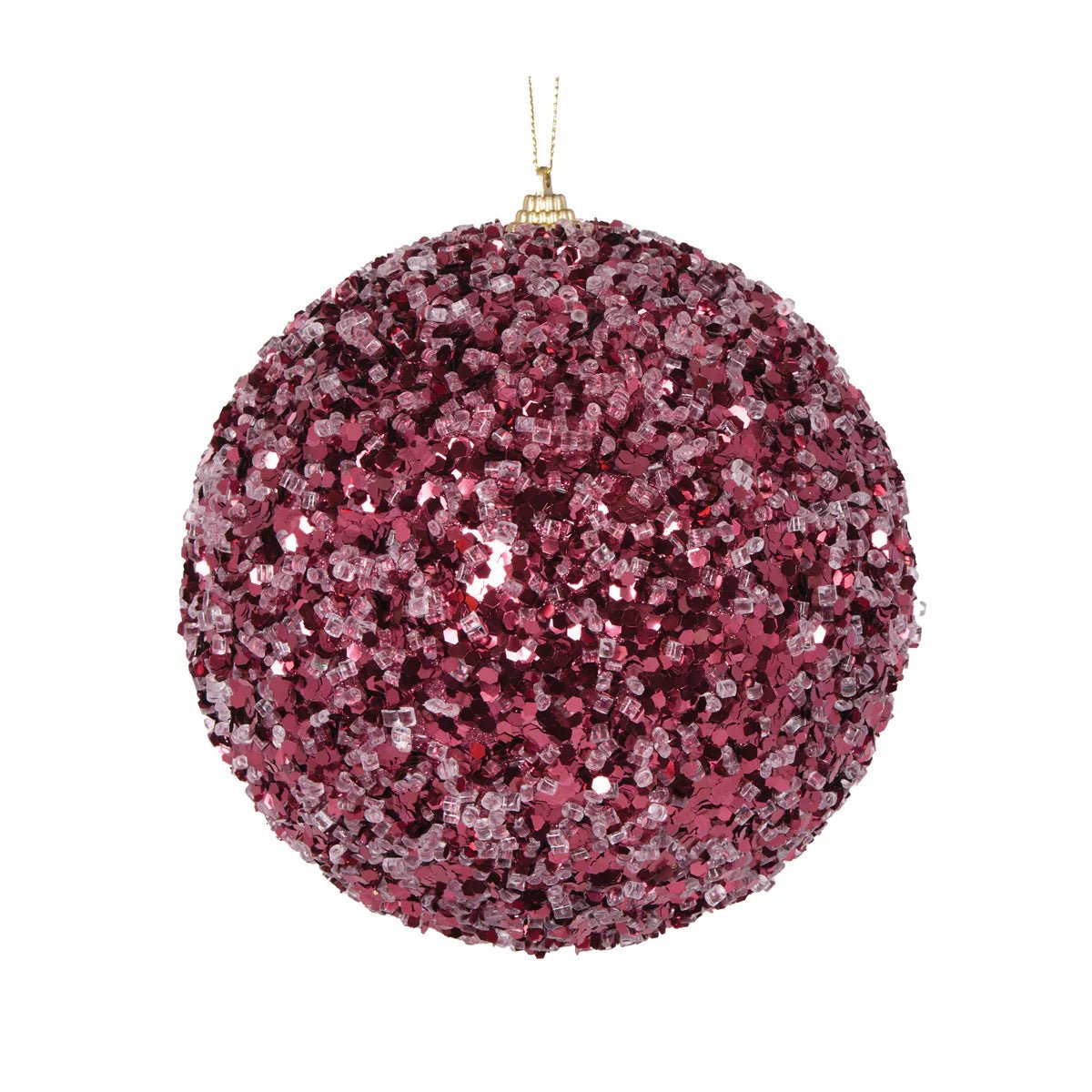 XL BURGUNDY CRYSTALS BAUBLE - Pure Apotheca