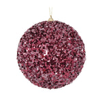 XL BURGUNDY CRYSTALS BAUBLE - Pure Apotheca