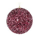XL BURGUNDY CRYSTALS BAUBLE - Pure Apotheca
