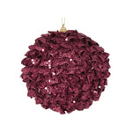 XL BURGUNDY RUFFLES BAUBLE - Pure Apotheca