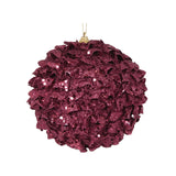 XL BURGUNDY RUFFLES BAUBLE - Pure Apotheca