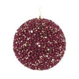 XL BURGUNDY STARS BAUBLE - Pure Apotheca
