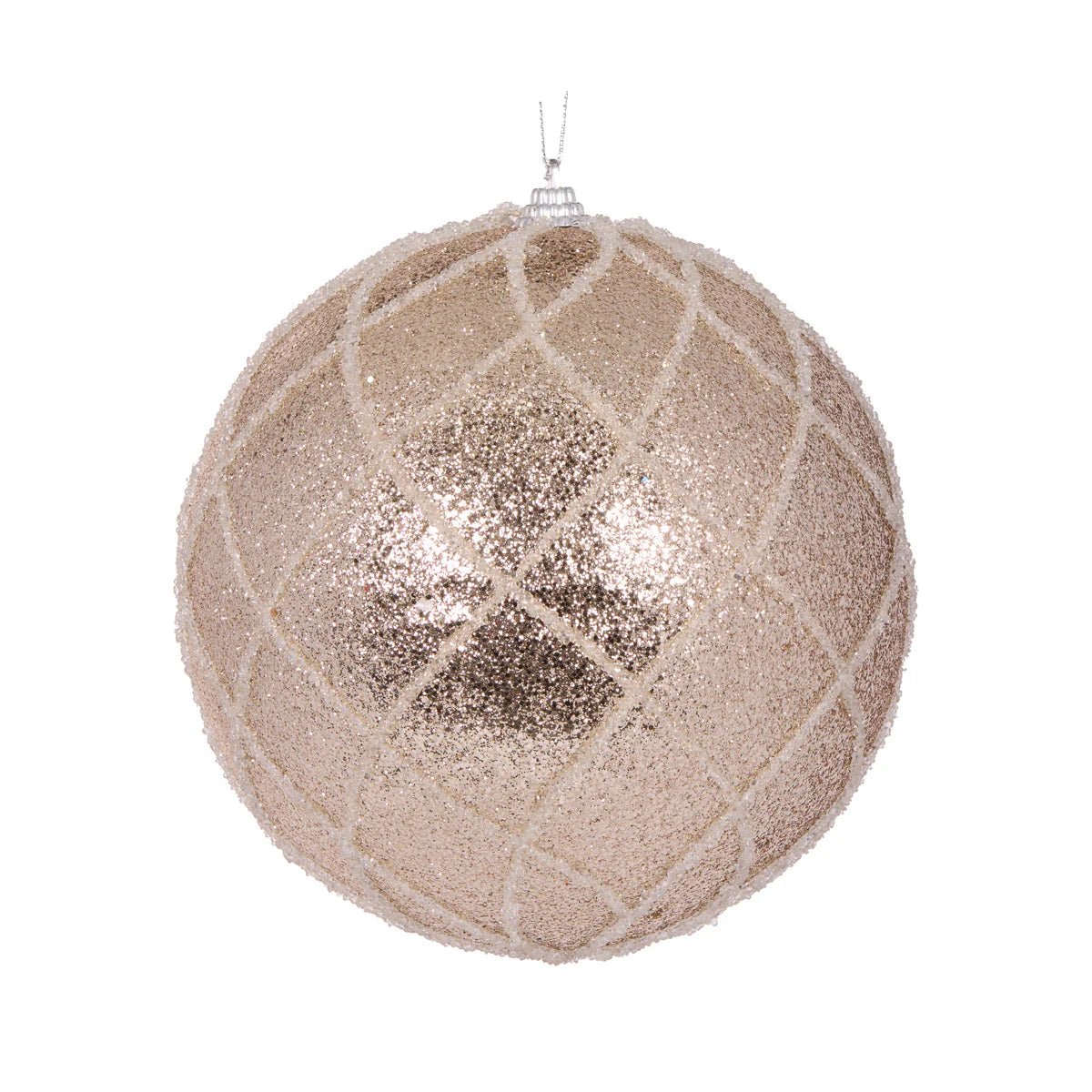 XL CHAMPAGNE LATTICE BAUBLE - Pure Apotheca