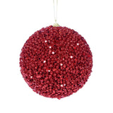 XL RED STARS BAUBLE - Pure Apotheca