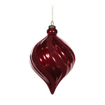 XL RED TWIRL DROP BAUBLE - Pure Apotheca
