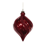 XL RED TWIRL DROP BAUBLE - Pure Apotheca