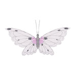 XL SILVER GLITTER CLIP BUTTERFLY - Pure Apotheca