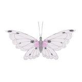 XL SILVER GLITTER CLIP BUTTERFLY - Pure Apotheca