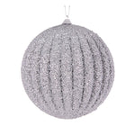 XL SILVER TEXTURED RIB BAUBLE - Pure Apotheca