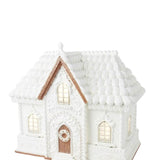 XL WHITE GINGERBREAD LED HOUSE - Pure Apotheca