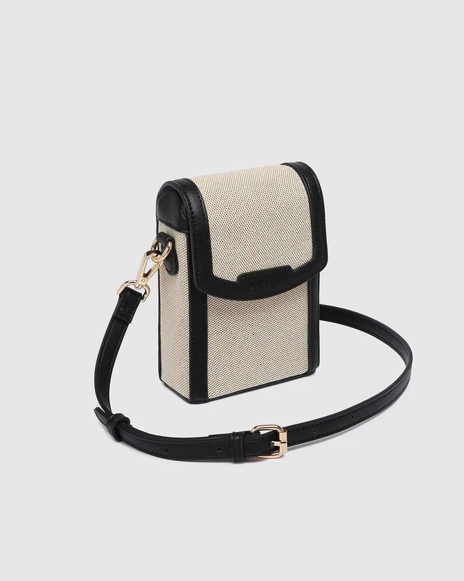 Yoko Canvas Phone Bag Black - Pure Apotheca