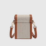 Yoko Canvas Phone Bag Tan - Pure Apotheca