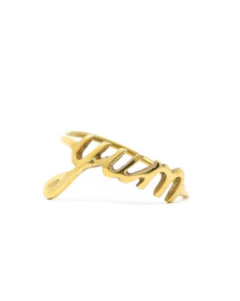 Yum Napkin Rings Gold - Pure Apotheca