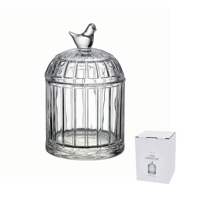 YVES GLASS LIDDER JAR - Pure Apotheca