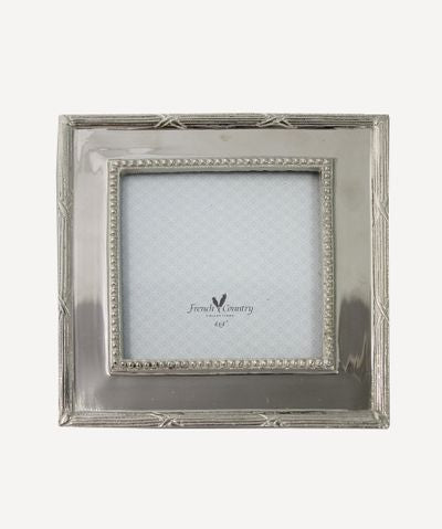 Beaded Nickel Square Frame 4x4” - Pure Apotheca