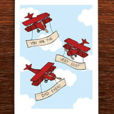 Best Dad Ever Planes Card - Pure Apotheca
