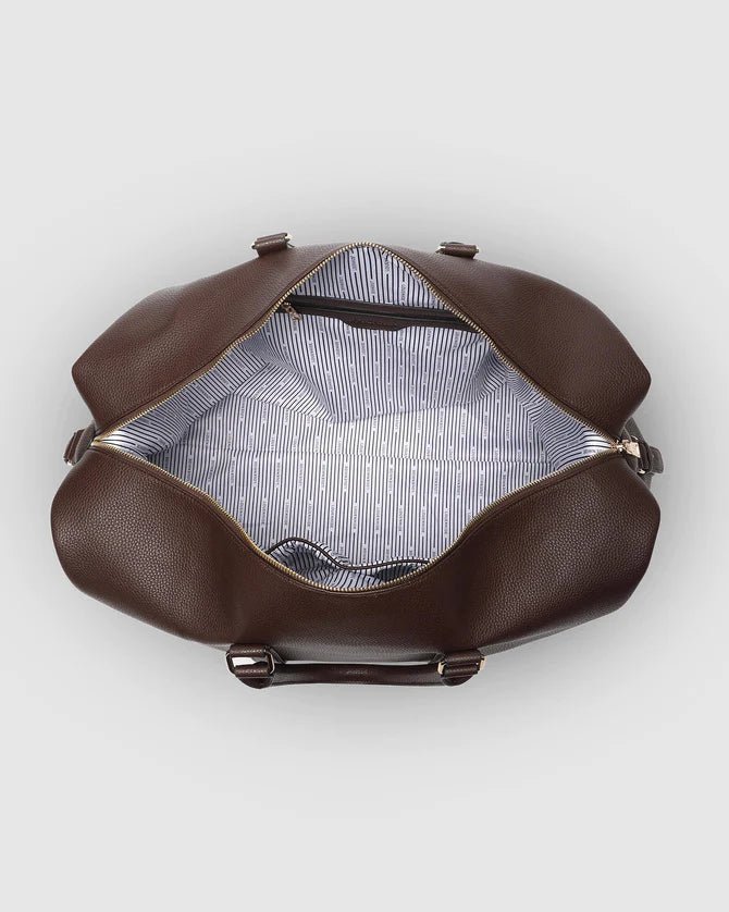 Boston Weekender Travel Bag Chocolate - Pure Apotheca