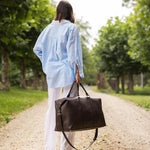 Boston Weekender Travel Bag Chocolate - Pure Apotheca