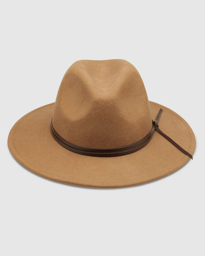 Bravo Camel Chocolate Felt Hat - Pure Apotheca