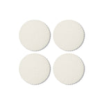 Ceramic Scallop Coaster Set of 4 - Pure Apotheca
