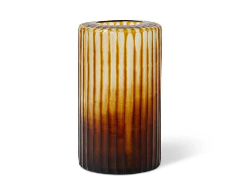 Cillian Vase Amber Tall - Pure Apotheca