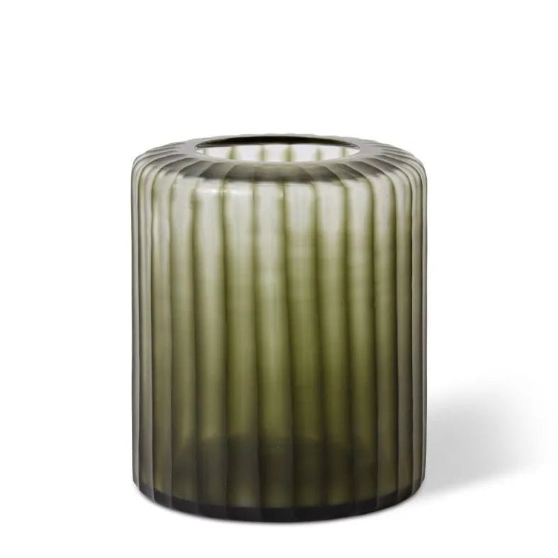 Cillian Vase Dusty Green Short - Pure Apotheca