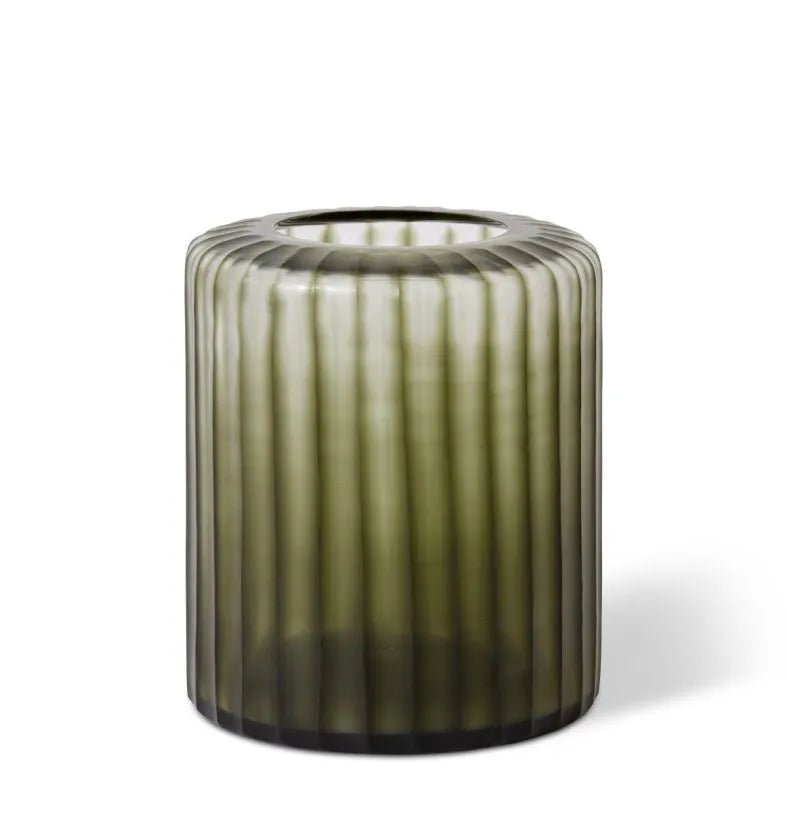 Cillian Vase Dusty Green Short - Pure Apotheca