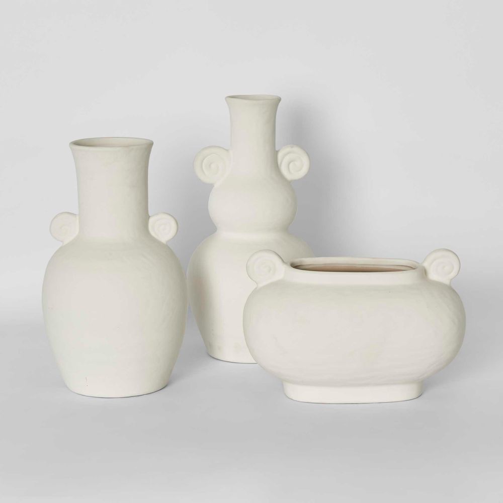 Cleo Vase White Large - Pure Apotheca