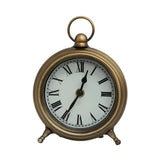 Desk Clock Antique Gold - Pure Apotheca