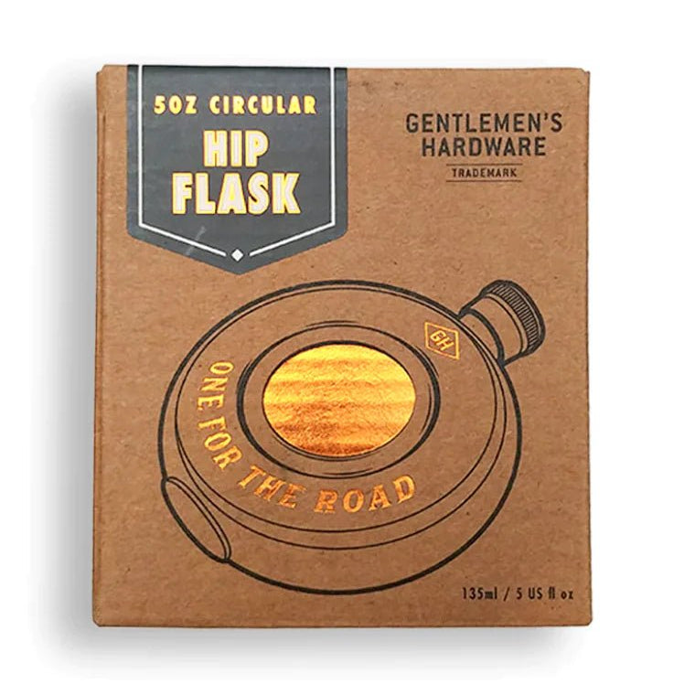 Gentlemen’s Hardware Round Hip Flask - Pure Apotheca