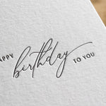 Happy Birthday to You Card - Pure Apotheca