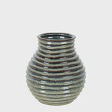 Jojo Ceramic Vase Blue Grey - Pure Apotheca