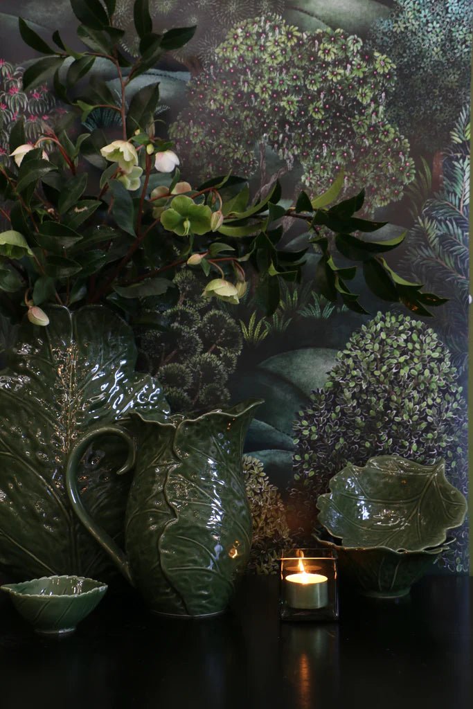 Large Sculptured Leaf Vase - Pure Apotheca