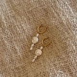 Lottie 14K Gold Freshwater Pearl Earrings - Pure Apotheca