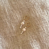 Lottie 14K Gold Freshwater Pearl Earrings - Pure Apotheca