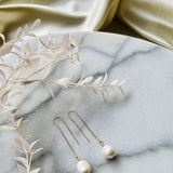 Lydia 14K gold freshwater pearl earrings - Pure Apotheca