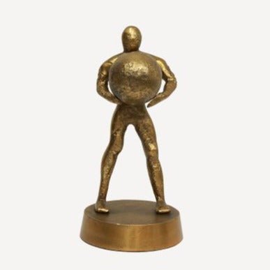 Man & Sphere Decorative Sculpture - Pure Apotheca