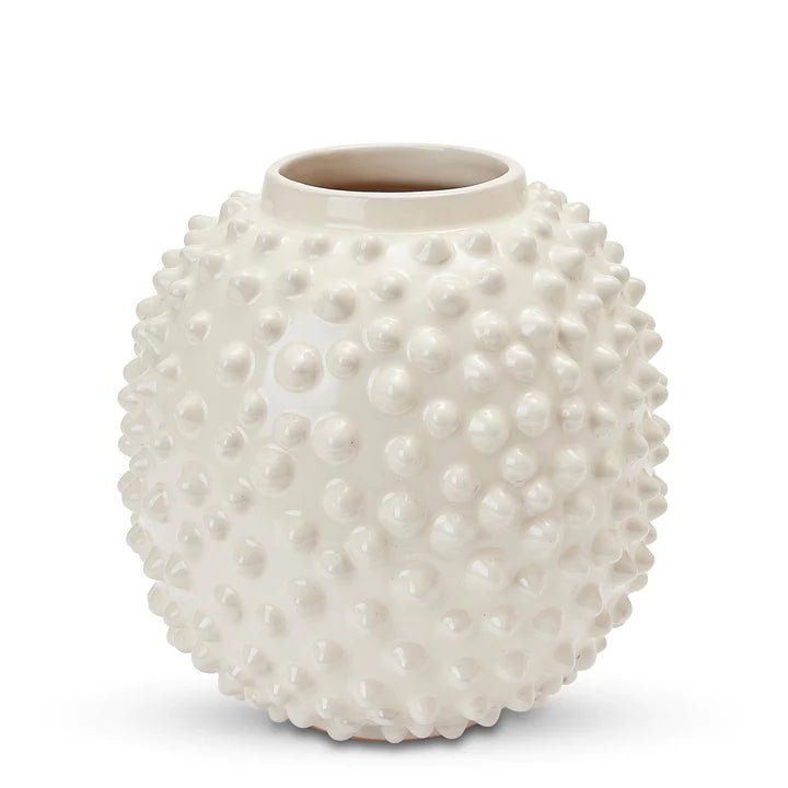 Pearl Off White Vase Medium - Pure Apotheca