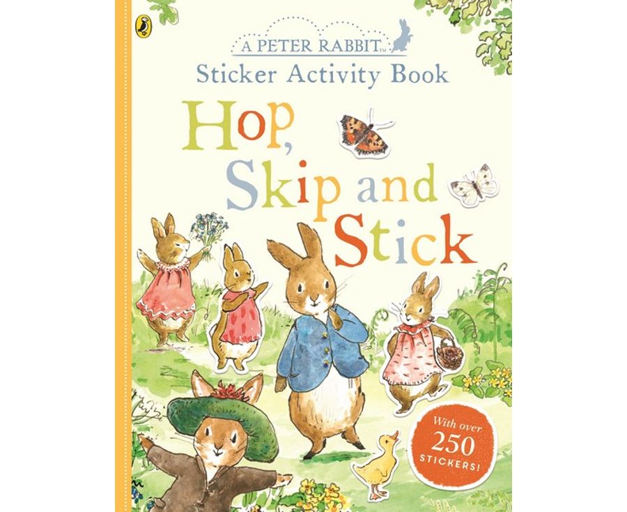 Peter Rabbit Hop, Skip, Stick Sticker Activity - Pure Apotheca