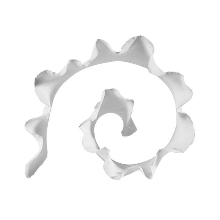 Plex White Ceramic Wave Sculpture - Pure Apotheca