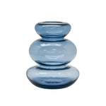 Quist Glass Blue Double Waist Vase SML - Pure Apotheca