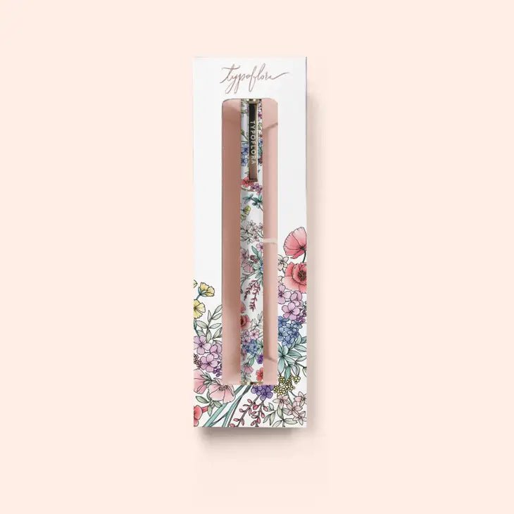 Rollerball Pen - Blooms in White - Pure Apotheca
