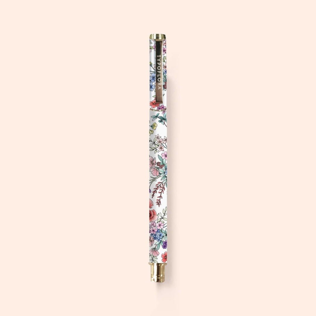 Rollerball Pen - Blooms in White - Pure Apotheca
