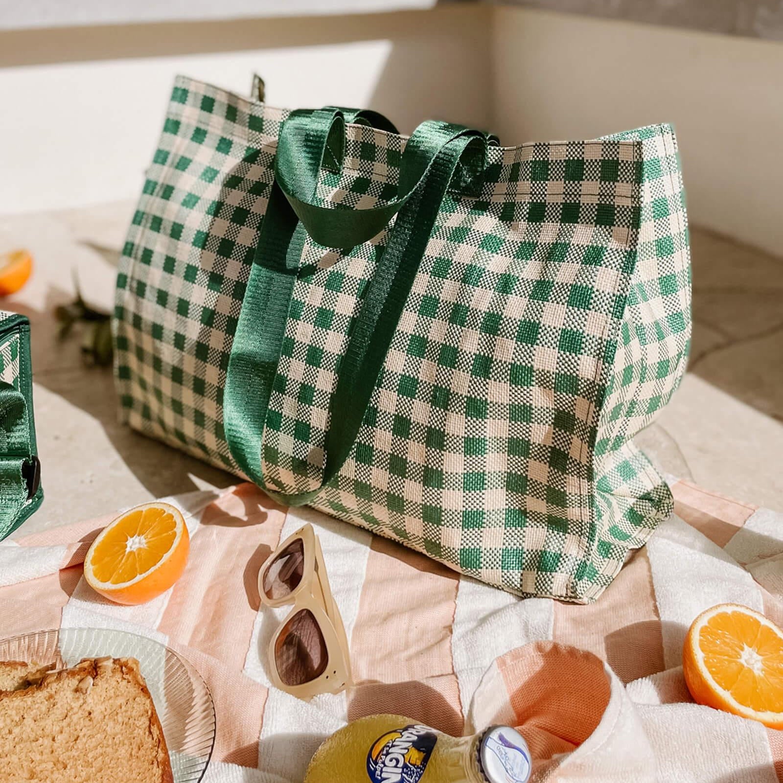 Simpson Green Cream Beach Bag - Pure Apotheca