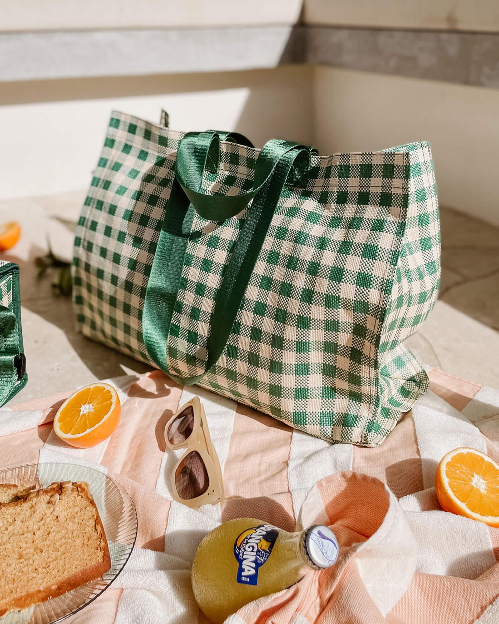 Simpson Green Cream Beach Bag - Pure Apotheca