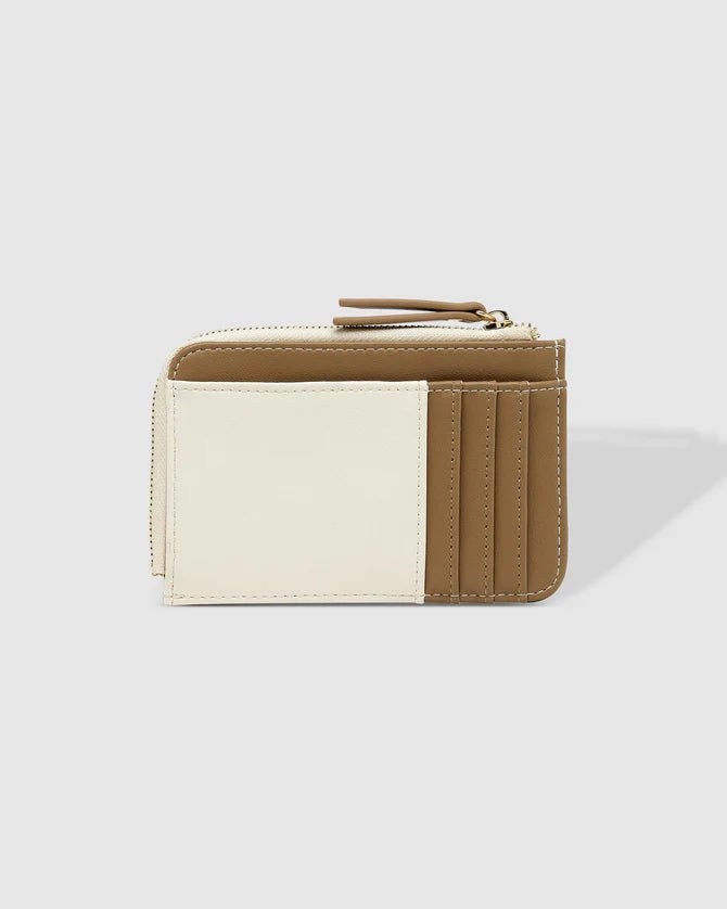 Tilly Cardholder Taupe/Vanilla - Pure Apotheca