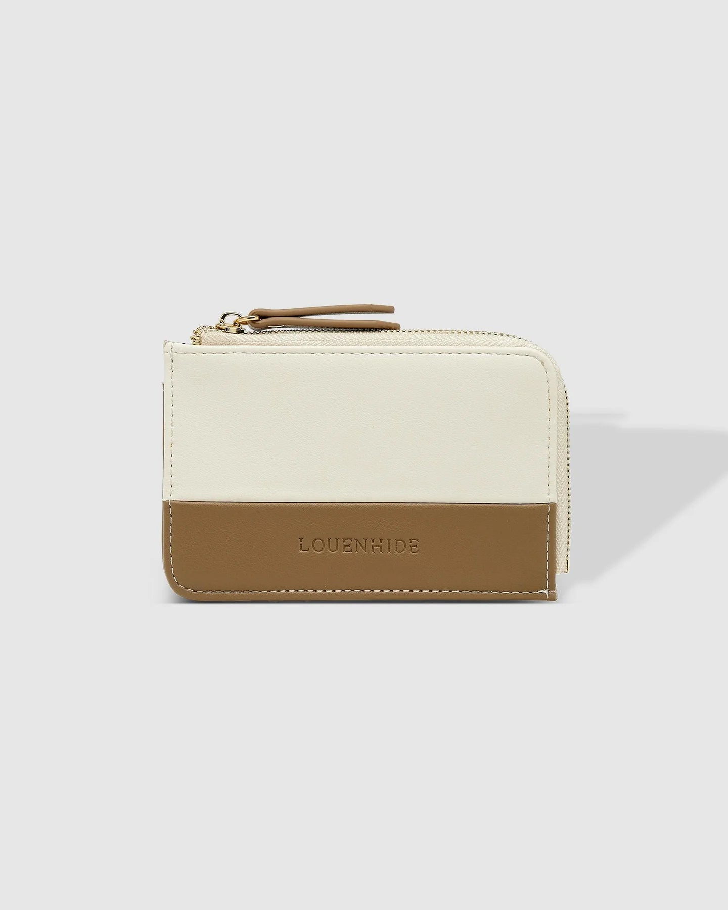 Tilly Cardholder Taupe/Vanilla - Pure Apotheca