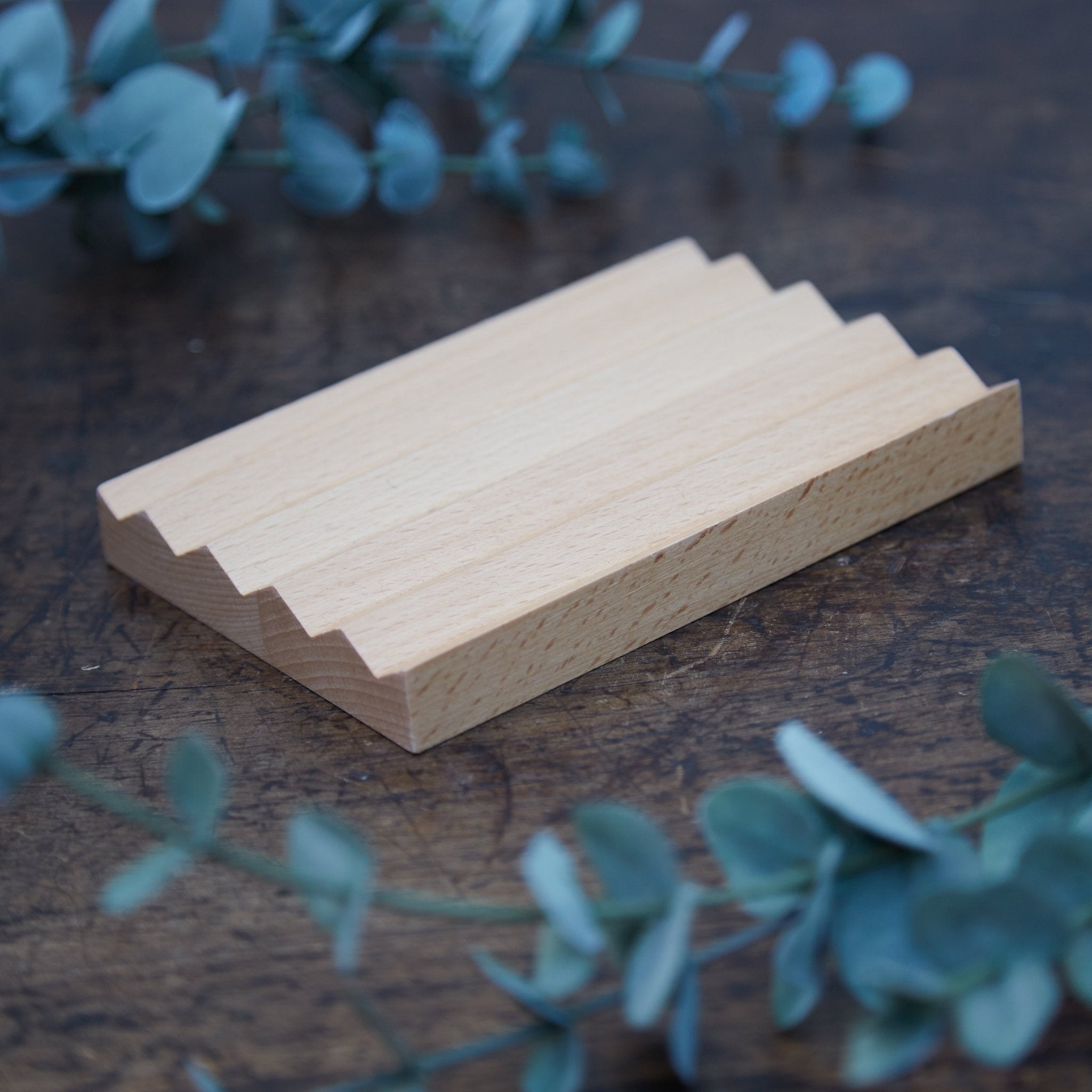 Wooden Zig Zag Soap Dish - Pure Apotheca